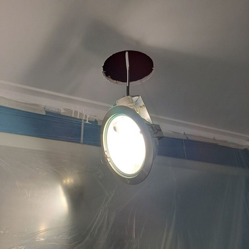 Recessed ceiling lights Φ185 used, set of 7 pieces