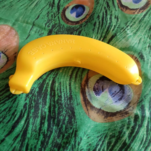 Banana protective case new, yellow plastic