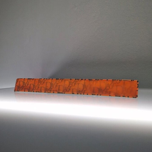 Dior foldable bracelet neon orange used