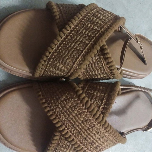 Shein brown platform sandals new with soft sole