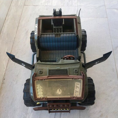 Action Man military jeep used, collectible
