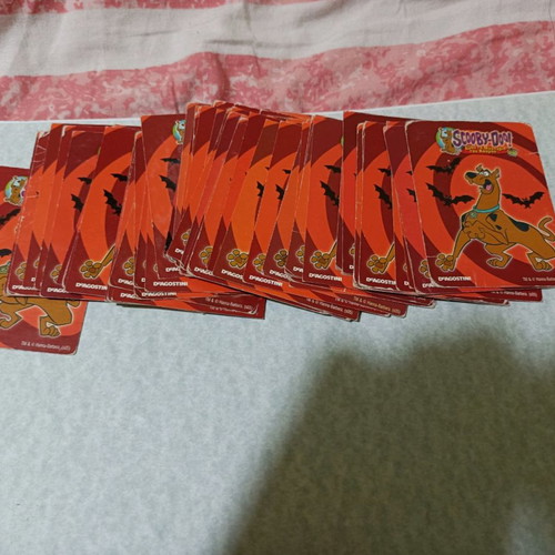 Scooby Doo cards used, pack of 65 single Deagostini