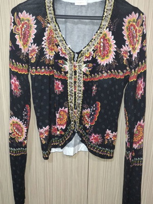 Nababila ζακέτα large μεταχειρισμένη με ιδιαίτερο σχέδιο