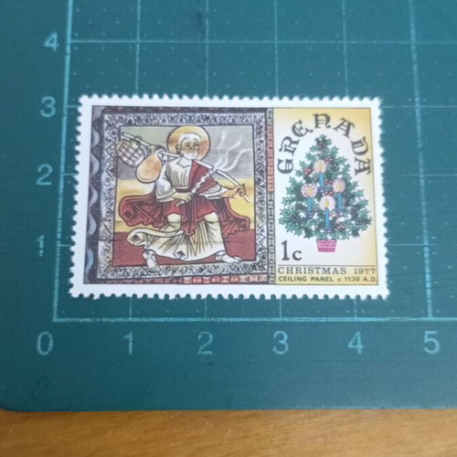Grenada 1977 Christmas ceiling panel stamp new