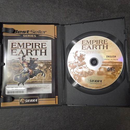 Empire Earth PC game used, English version with manual