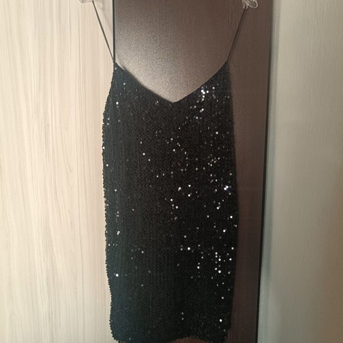 Black sequin dress size small like new