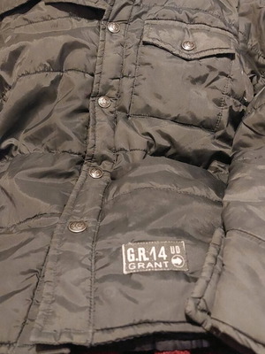 Grant kids jacket gray like new, size 32