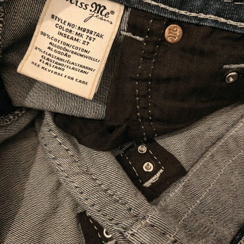 Miss Me women's jeans used, ankle length, blue, size S
