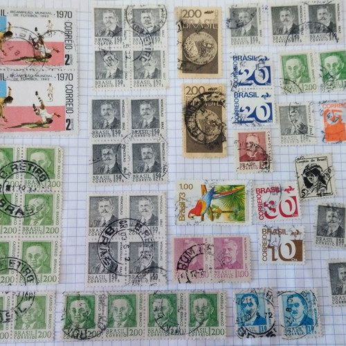 Rare old Brazil stamps like new, World Cup 1962/1970