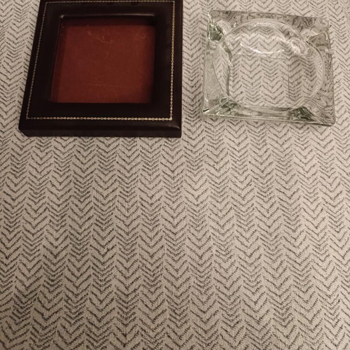 Cigar case and ashtray new with free tobacco pouch