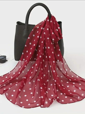 Women's scarves new, red, dimensions 150×49cm