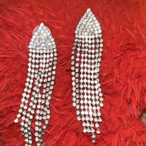 Earrings like new, sparkling suitable for evening wear