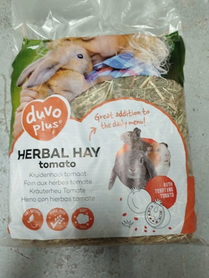 Herbal hay with tomato flavor for guinea pigs and rabbits 500g organic