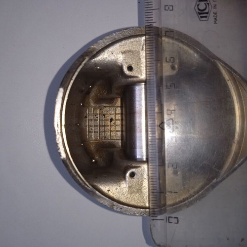 Kawasaki klr 250 cylinder piston used, std 74mm, made in Japan