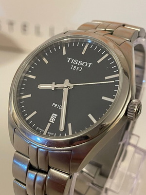 Tissot PR 100 men's watch used, black and silver