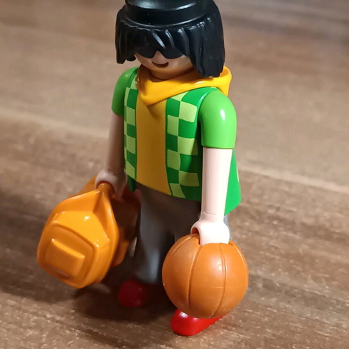 Playmobil Street Basketball Player figure like new