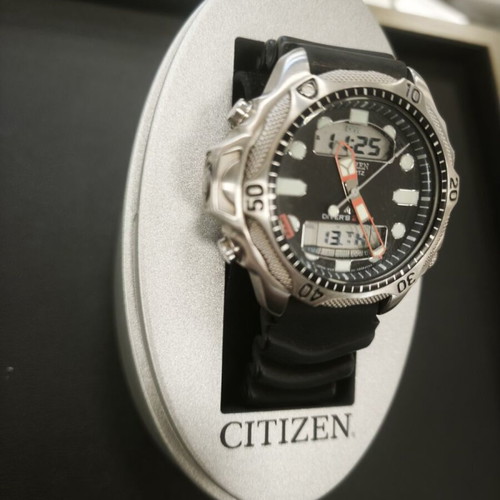 Citizen Promaster Aqualand Ana-Digi 200m watch new