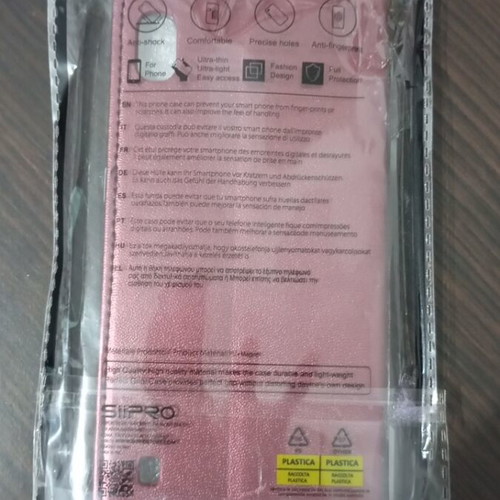 Θήκη κινητού Samsung A10, βυσσινί μεταλλιζέ, καινούργια στο κουτί
