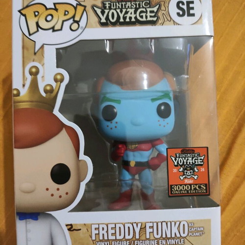 Funko Pop Freddy as Captain Planet like new with gift protector