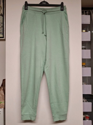 Marks & Spencer sweatpants used, mint color, size XL