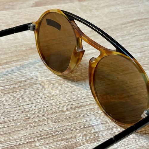 Persol Ratti 650 80 Meflecto NOS new vintage stock 1970, black brown