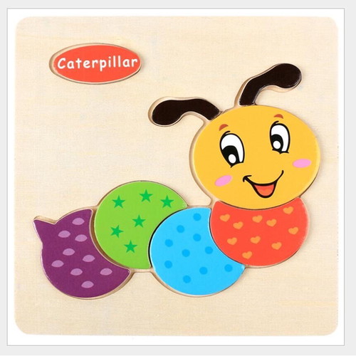 Mini caterpillar puzzle new