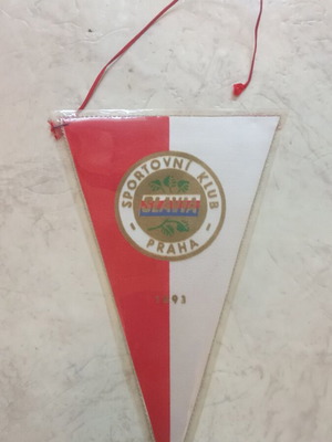 Λάβαρο Σλάβια Πράγας μεταχειρισμένο με βγαλμένο το σχοινάκι