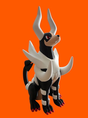 3D Printed Pokémon Mega Houndoom figure, new