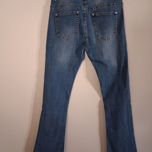 Fiorina Jeans Flared Pants Size L Used Blue