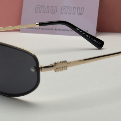 Miu Miu Black Limited Edition Sunglasses new, metal frame, UV400