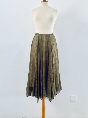 Dyens + Fotinaki midi skirt, khaki, medium