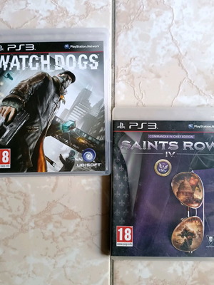 PS3 Games Bundle Watch Dogs and Saints Row IV like new