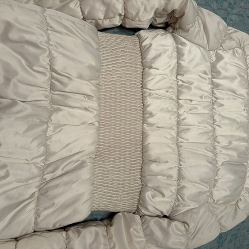 Orsay puffer jacket, champagne color, fitted