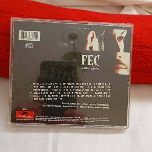 FF.C Ochyromeni Antilipsi CD album, Polydor 2000, hip-hop