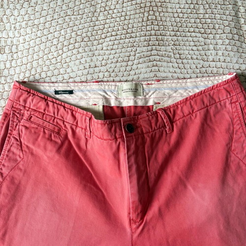 Scotch&Soda cotton pants red coral like new, size L