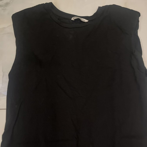 Stradivarius black sleeveless mini dress size S like new