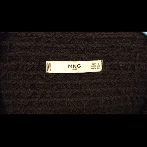 MNG jacket new, black and white tweed, size S-M