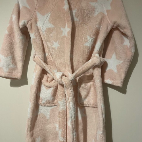 M&S Girls Dressing Gown like new, pink, aged 7-8