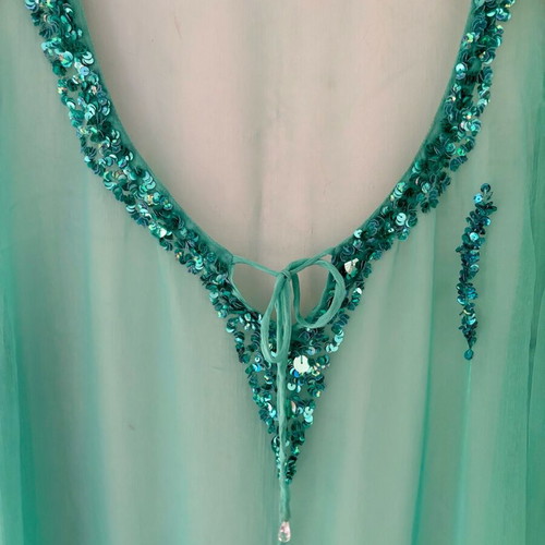 Anna Riska tunic like new, green and turquoise, size XL