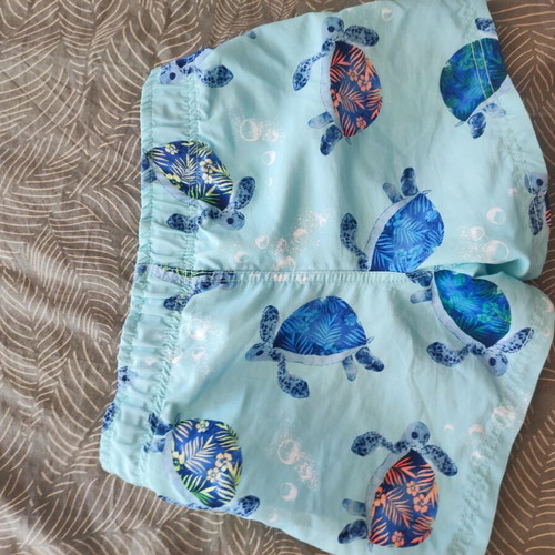 Benetton boy's swimsuit like new, size 3-4 years, turquoise