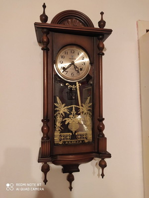 Robens Vintage 31 Day clock wall pendulum clock used
