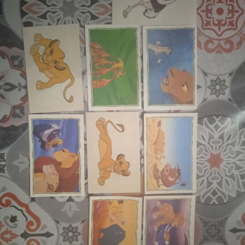 Panini The Lion King stickers new, set of 9 pieces