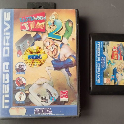 Sega Mega Drive Earthworm Jim 2 used, no manual