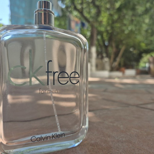 Calvin Klein CK Free men cologne bottle, empty