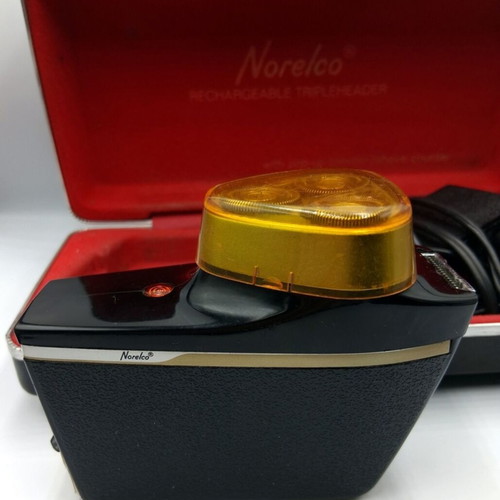 Vintage Norelco electric shaver with case used