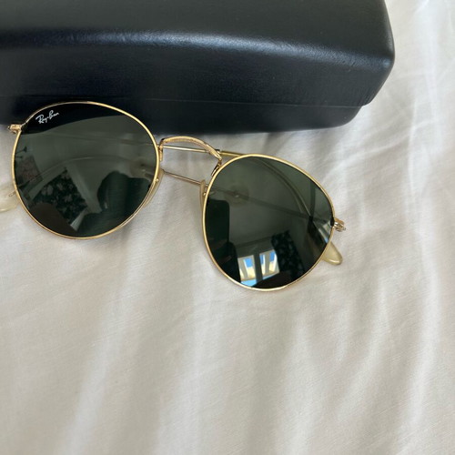 Ray-Ban sunglasses new, green with gold