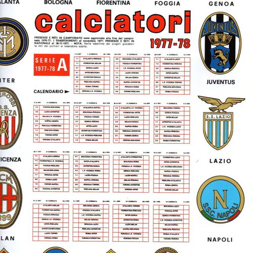 Panini Calciatori 1977-78 new hardcover reprint album