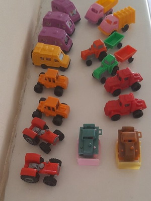 Kinder toy car collection 1990s, pack of 16