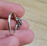 Silver ring 16 mm diameter, 925 hallmark