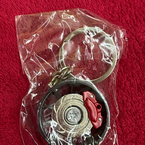 Keychain with Handbrake Wheel Red Sport Style new